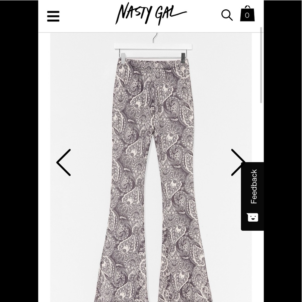 NWT Nasty Gal High Waisted Boho Pants